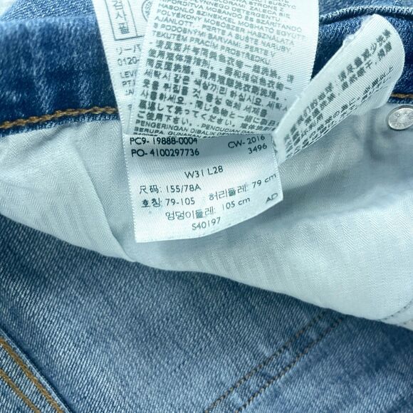 Levi's 415 Womens Blue Jeans Tag Size 31 (34x27.5) MIdRise Relaxed Bootcut - Picture 10 of 12